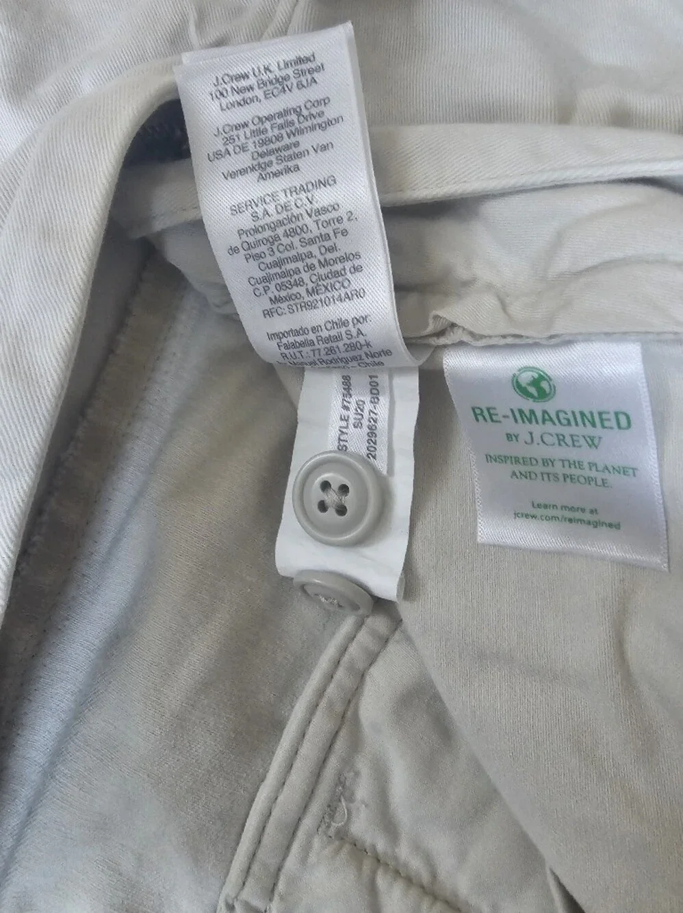 J.Crew Men's Khaki Chino Shorts 100% Cotton 7